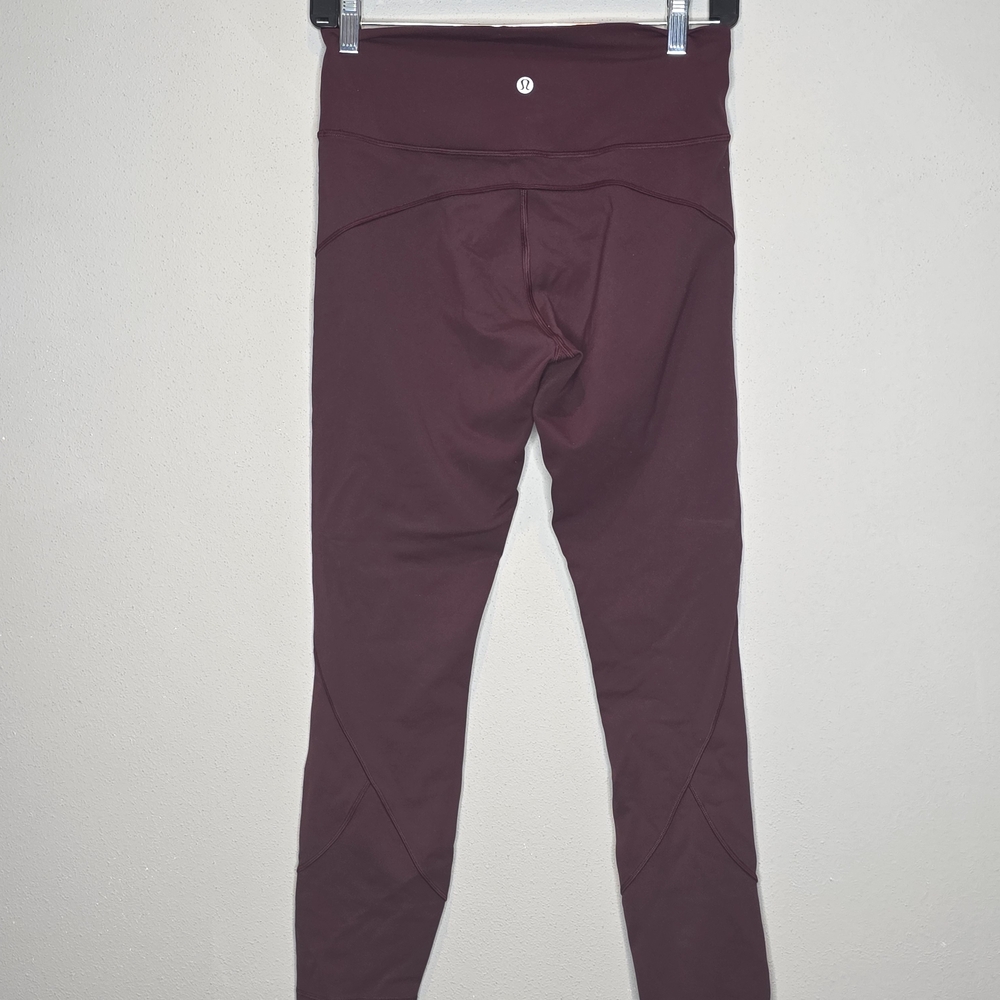 lululemon Ladies Maroon Leggings